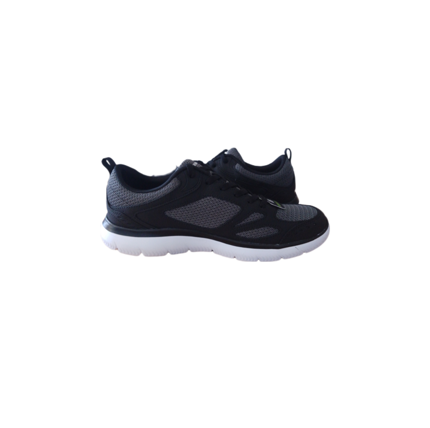 SKECHERS /52812/BKW/MEN/BLACK&WHITE/SOUTH-RIM