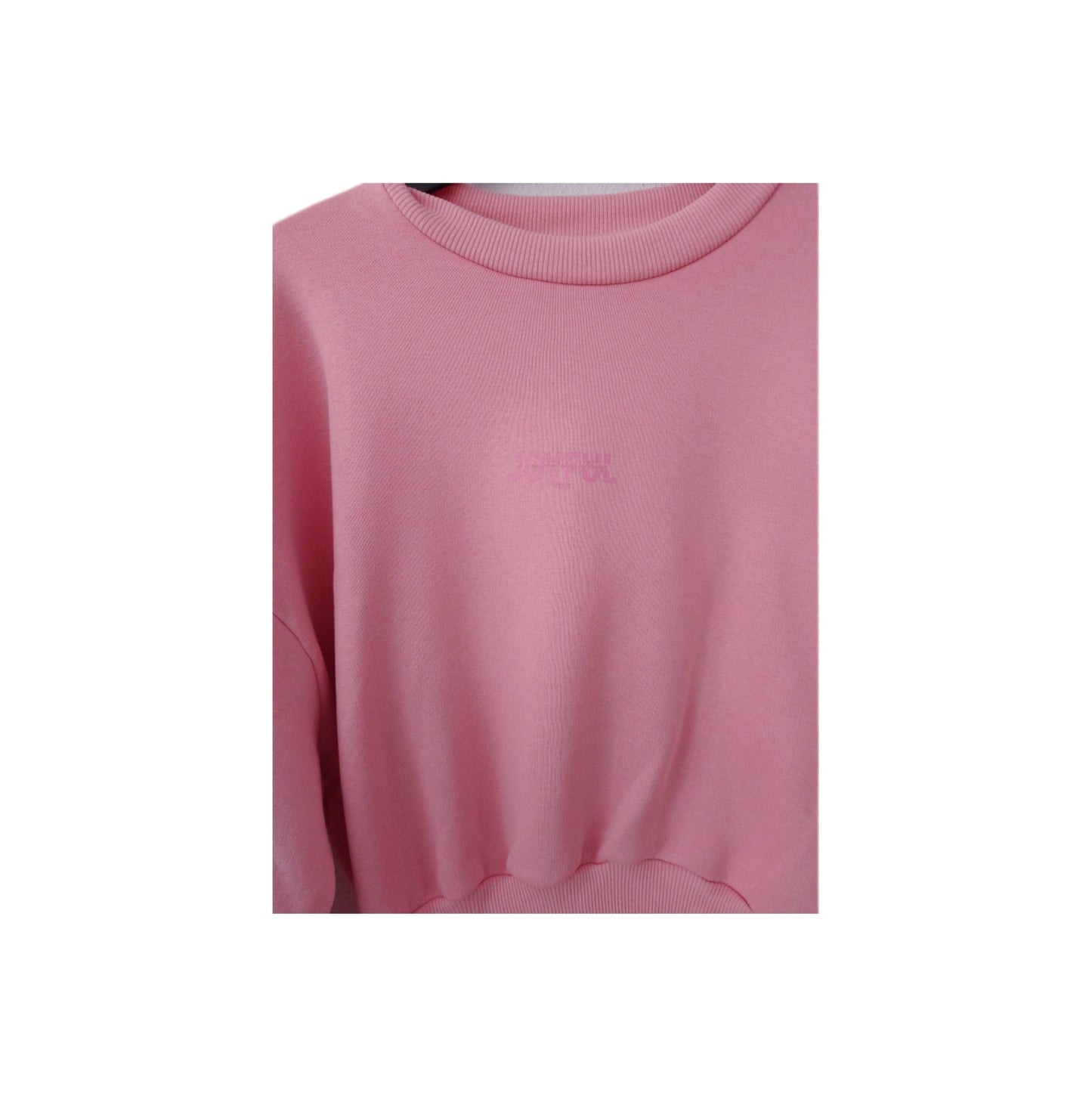 TARGET LOOSE CROP CREWNECK FLEECE JOYFUL W25/66466