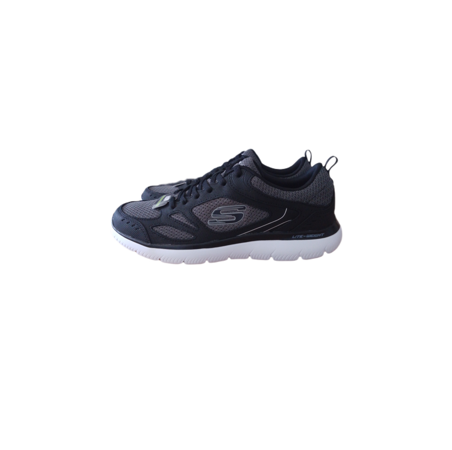SKECHERS /52812/BKW/MEN/BLACK&WHITE/SOUTH-RIM