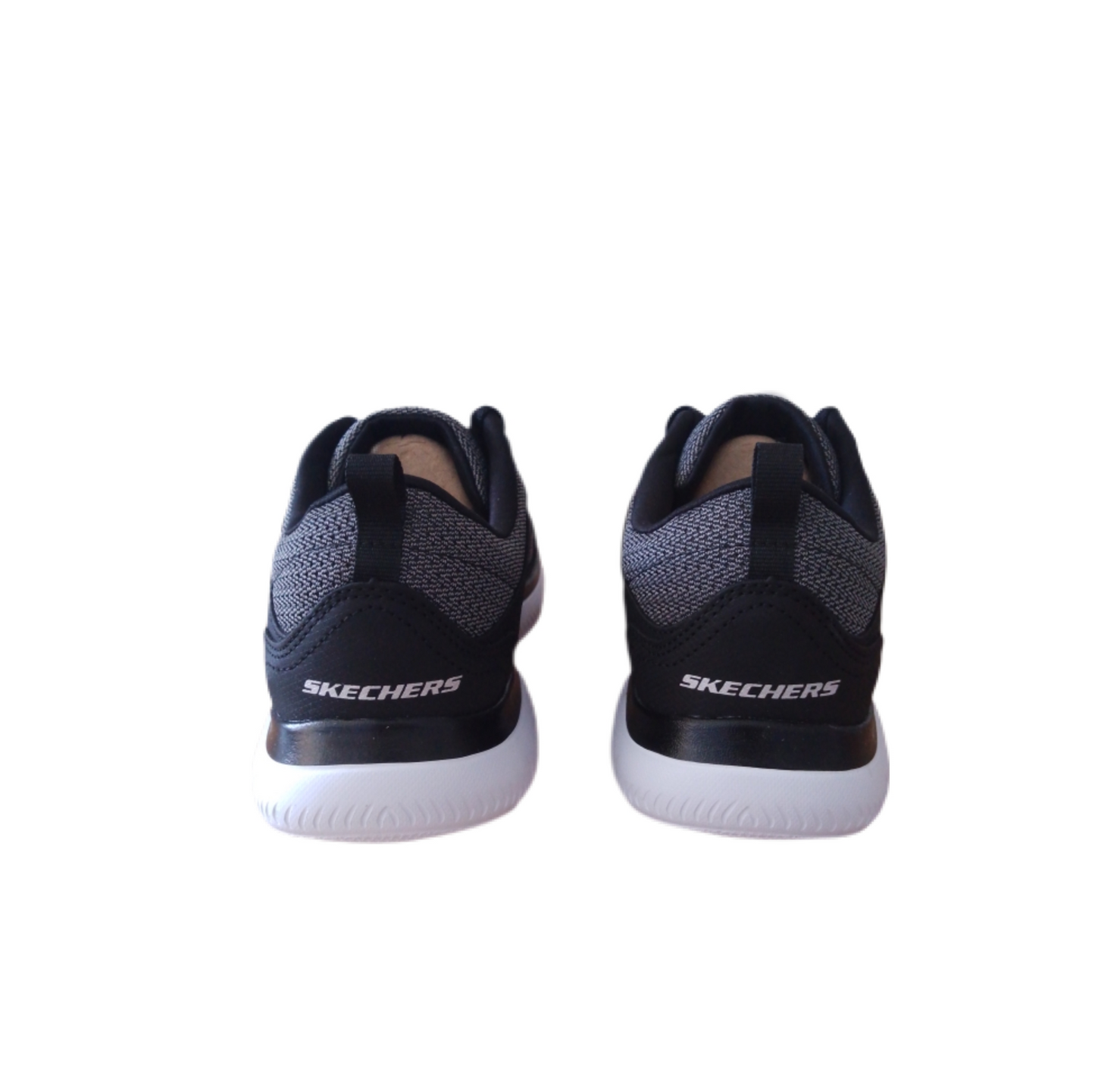 SKECHERS /52812/BKW/MEN/BLACK&WHITE/SOUTH-RIM
