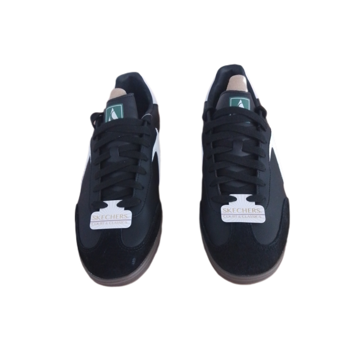 SKECHERS/HOTSHOT/254150/BKW/MEN/BLACK-WHITE