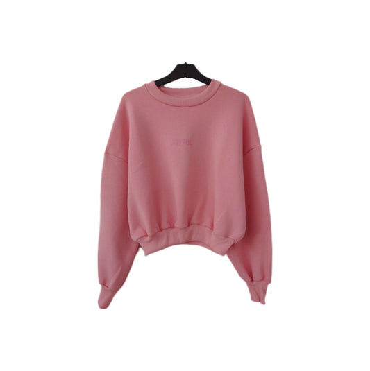TARGET LOOSE CROP CREWNECK FLEECE JOYFUL W25/66466